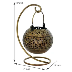 Globe Stand set with T Light Candle Holder