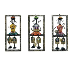 Leg Hanging Musician in Frame Set of 3