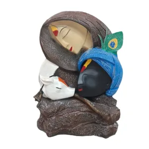 Resin Cow Radha Krishna
